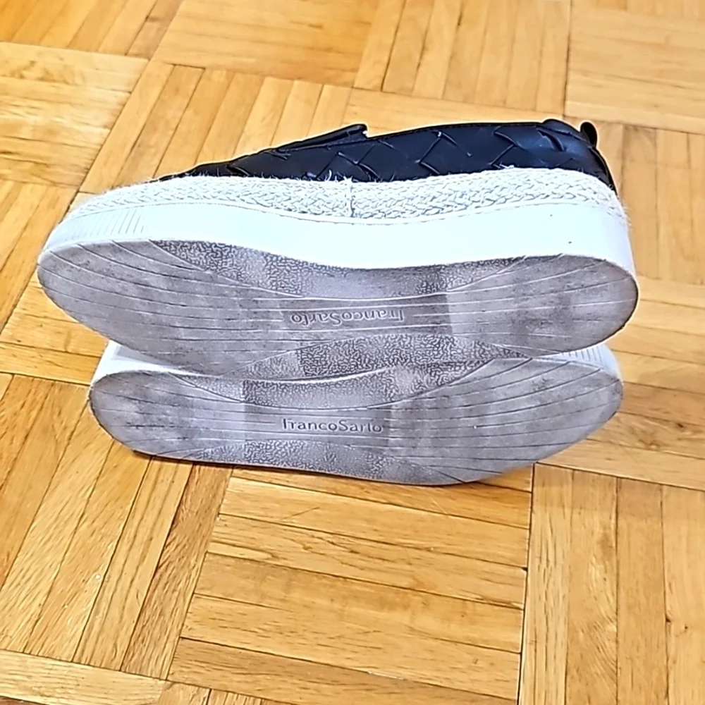 Womens Woven Espadrille Casual and Fashion Sneakers, Franco Sarto Homer 3, 6.5M